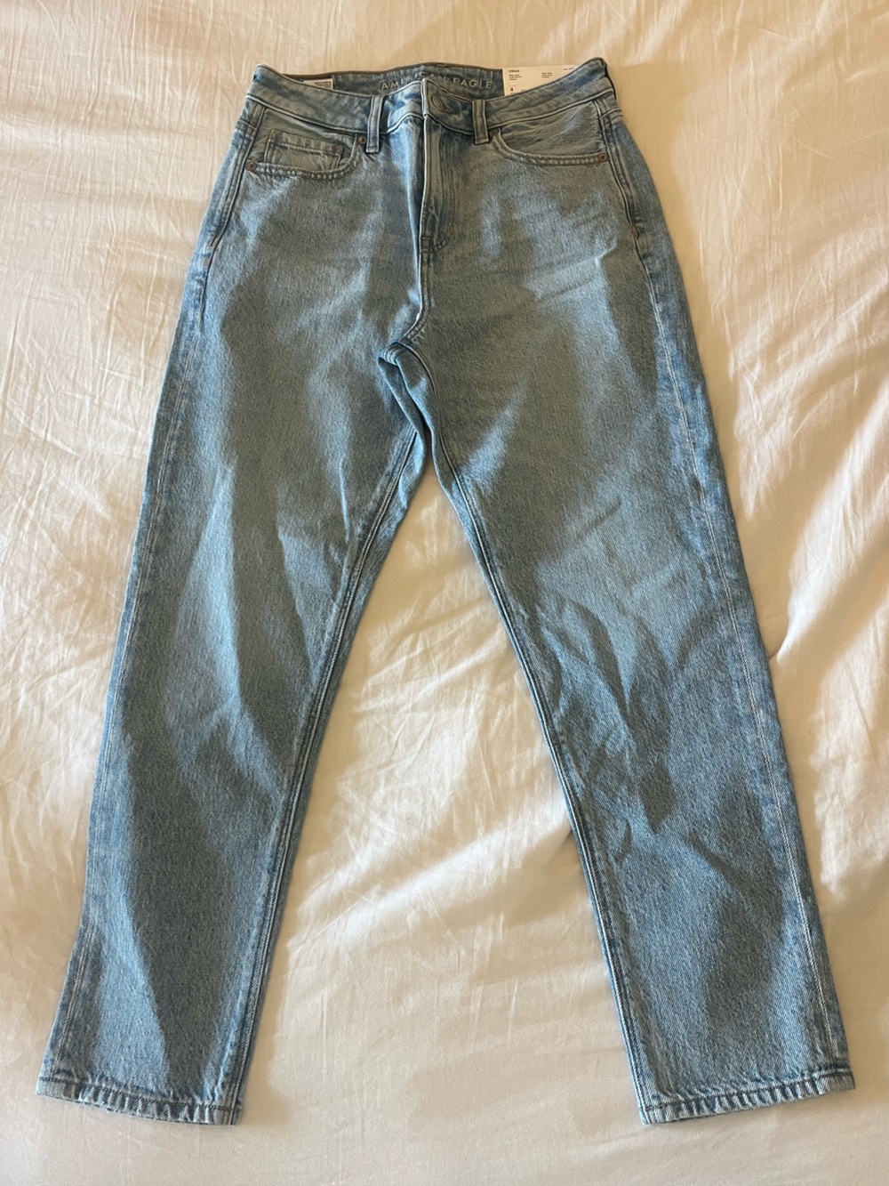 American Eagle Outfitters Light Wash High-Rise Skinny Jeans